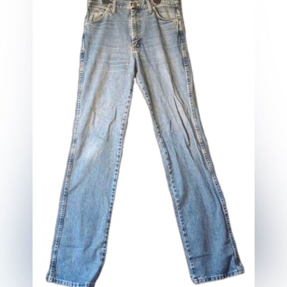 George Other - Wrangler Cowboy Cut George Strait Jeans Blue Mens Size 30x36 Western